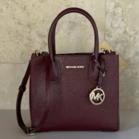 Michael Kors The Mercer Crossbody Bag Pebbled Leather New Without Tags - Picture 10 of 14